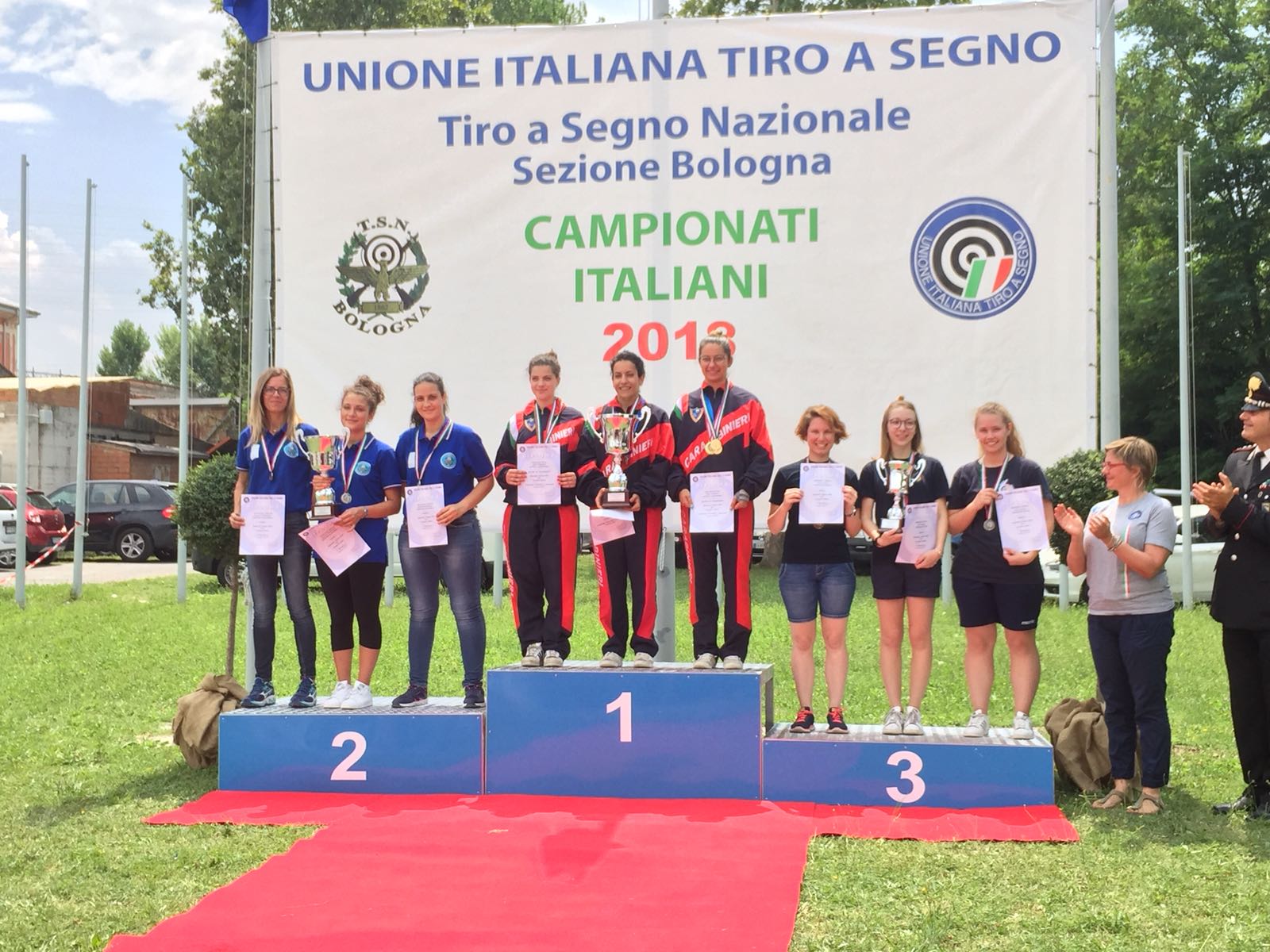 Finali Campionati Italiani 2018. Podio d'onore per le Donne di C10